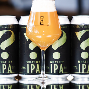 Alternate Ending Beer Co Flagship IP What If? Your everyday go-to IPA 7.5% ABV