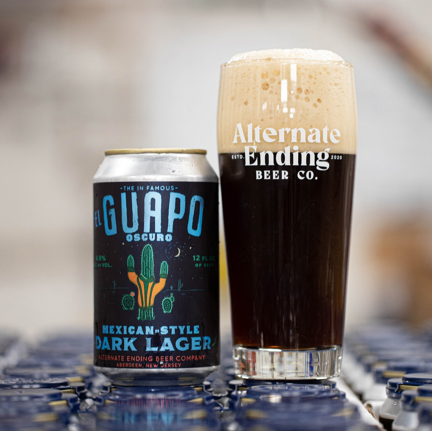 Alternate Ending Beer Co. Mexican-Style Dark Lager 4.9% El Guapo Oscuro