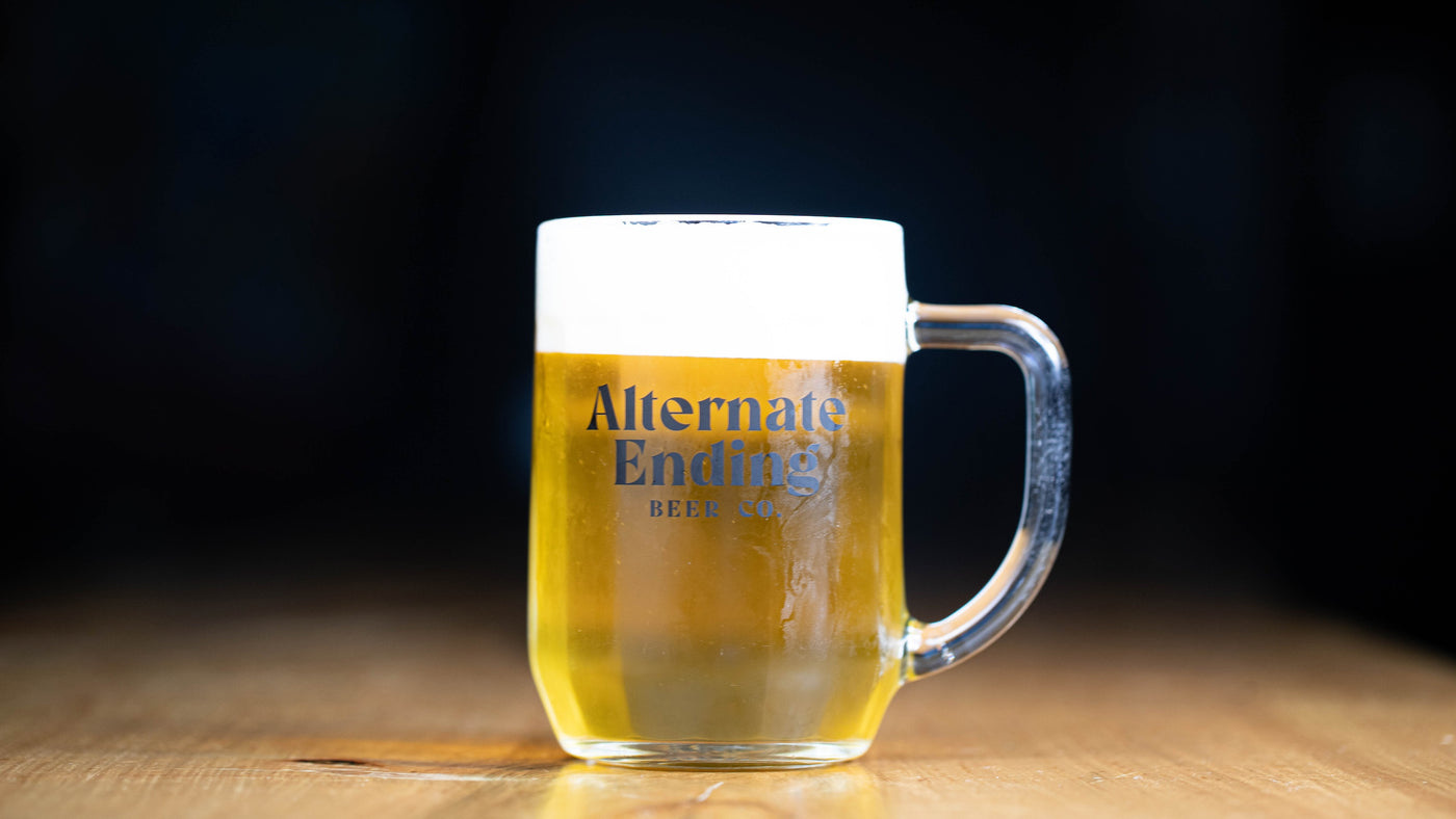 Alternate Ending Beer Co. Czech Pilsner 4.6% Out Of The Shadows 