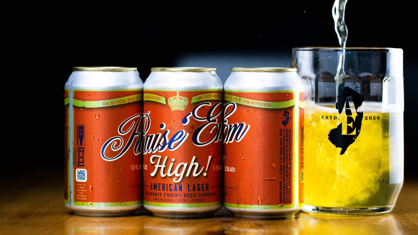 Alternate Ending Beer Co. Raise ‘Em High American Lager 5.5%