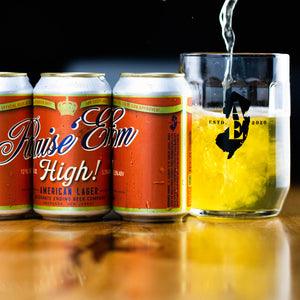 Alternate Ending Beer Co. Raise ‘Em High American Lager 5.5%