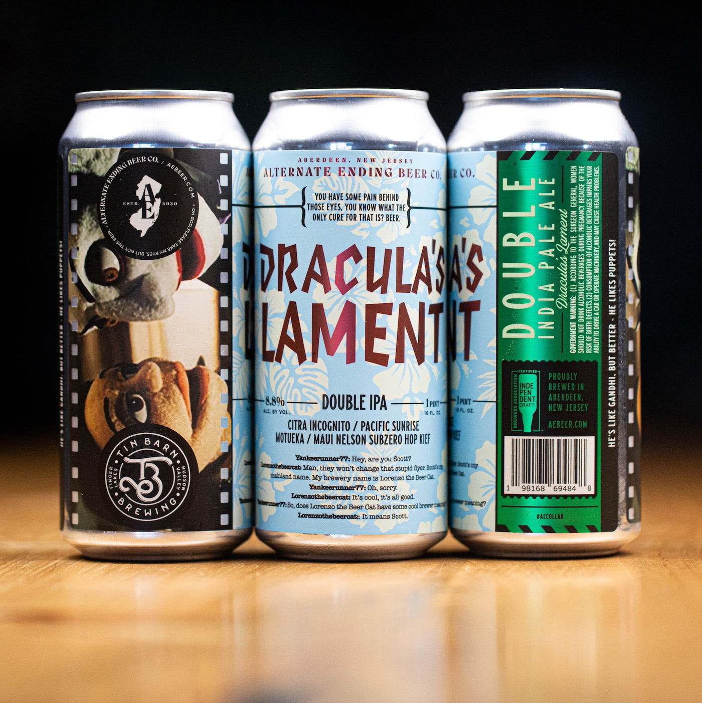 Alternate Ending Beer Co. Dracula's Lament DIPA 8.8%