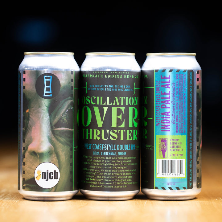 Oscillation Overthruster A West Coast Double IPA Collab with