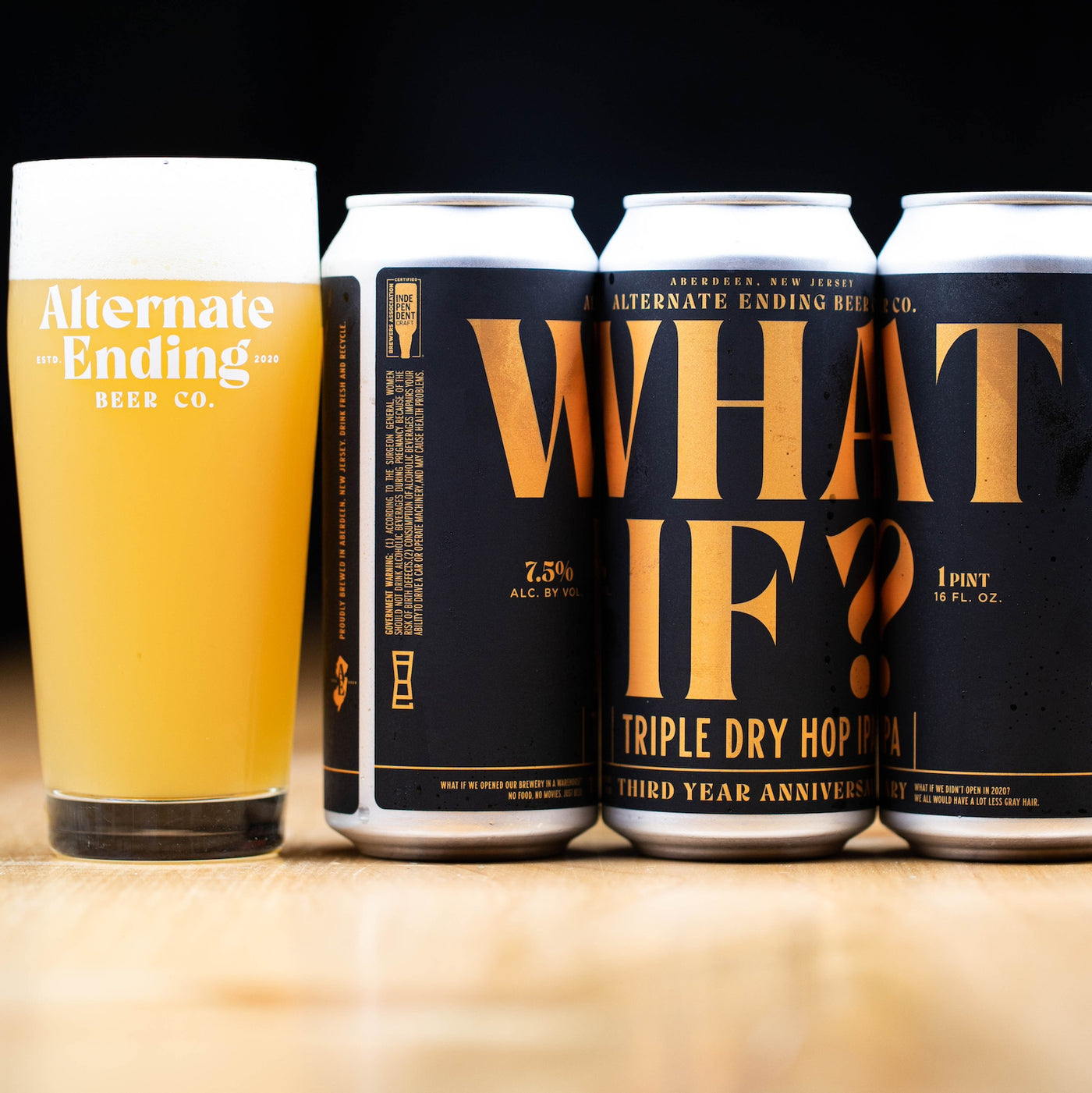 Alternate Ending Beer Co. TDH What If? IPA 7.5% Triple Dry Hop