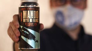 Alternate Ending Beer Co. Belgian IPA 7.2% ABV Mando With No Name