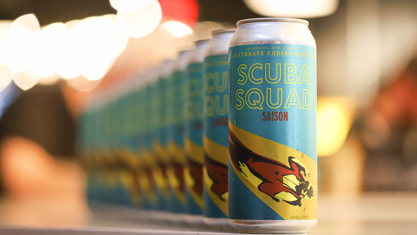 Alternate Ending Beer Co. Saison 6.1% Scuba Squad