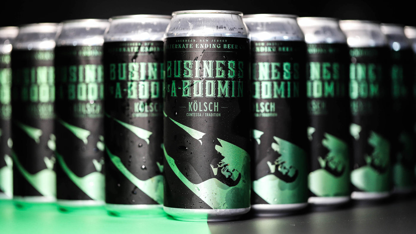 Alternate Ending Beer Co. German Style Kölsch 5% Business is Boomin'