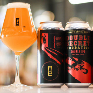 Alternate Ending Beer Co. Double Secret Probation DSP Double IPA 8.9% Citra Mosaic Galaxy