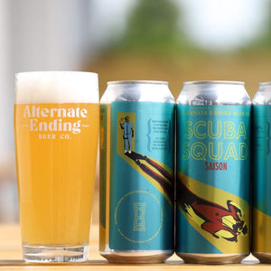 Alternate Ending Beer Co. Saison 6.1% Scuba Squad