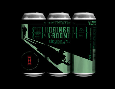 Business Is A-Boomin' Can Label