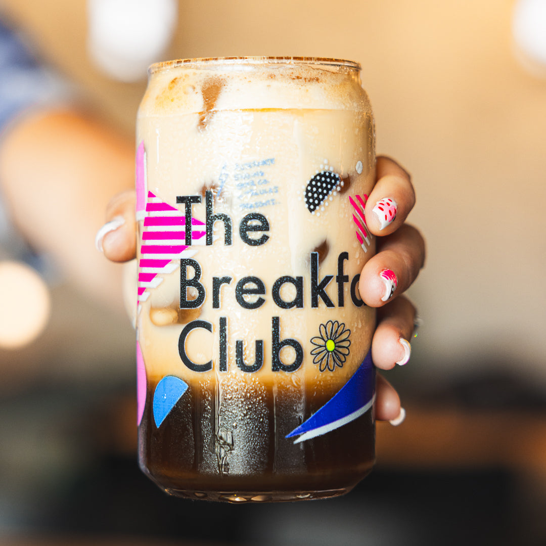 The Breakfast Club Iced Coffee Can Glass