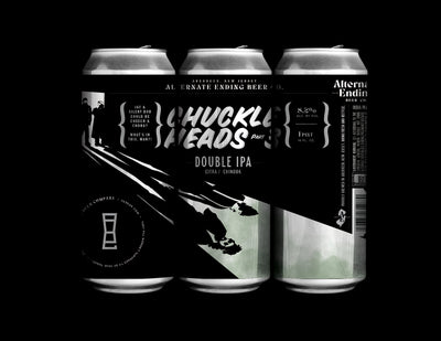Alternate Ending Beer Co. Chuckle Heads 3 can label