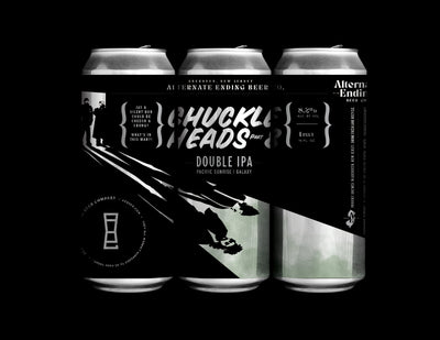 Alternate Ending Beer Co. Chuckle Heads 8 can label