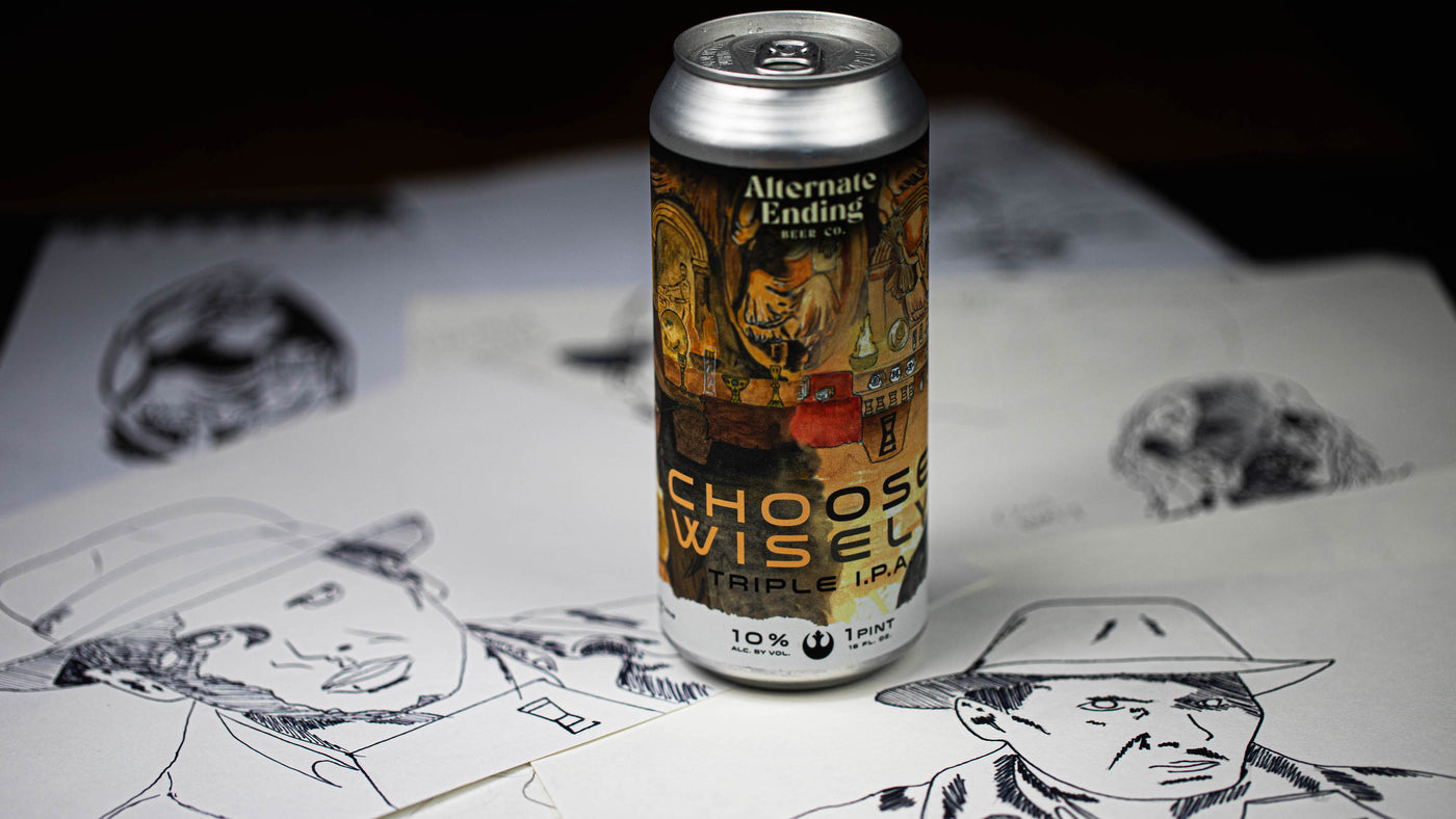 Alternate Ending Beer Co. Choose Wisely Triple IPA Art Show Winners