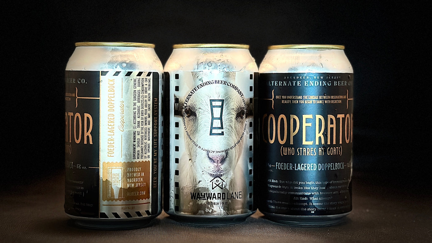 Alternate Ending Beer Co. Foeder-lagered Doppelbock 6.9% Collab Wayward Lane