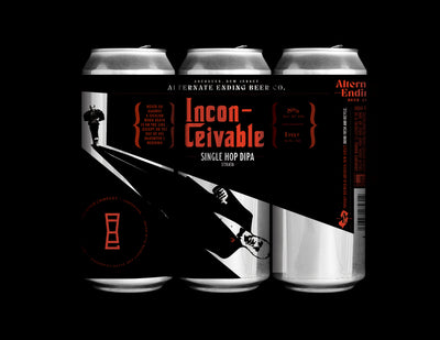 Alternate Ending Beer Co. Inconceivable Can Label