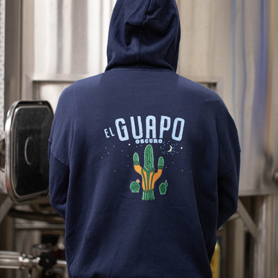 El Guapo Oscuro Navy Zip-Up Hoodie