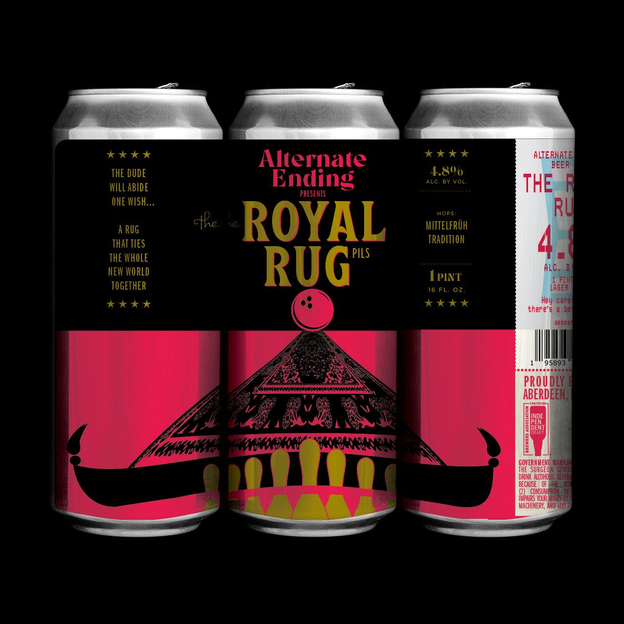 The Royal Rug | German Pilsner | Alternate Ending Beer Co.