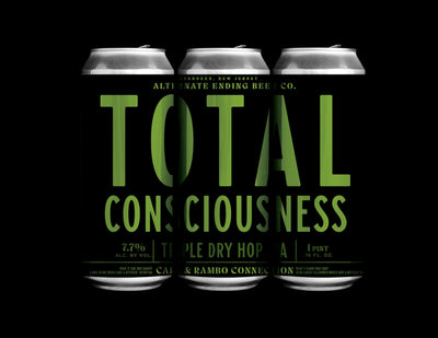 Alternate Ending Beer Co. Total Consciousness Triple Dry Hop TDH Label