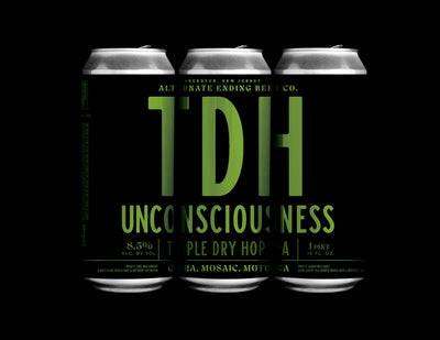 Alternate Ending Beer Co. TDH Unconsciousness Can Label