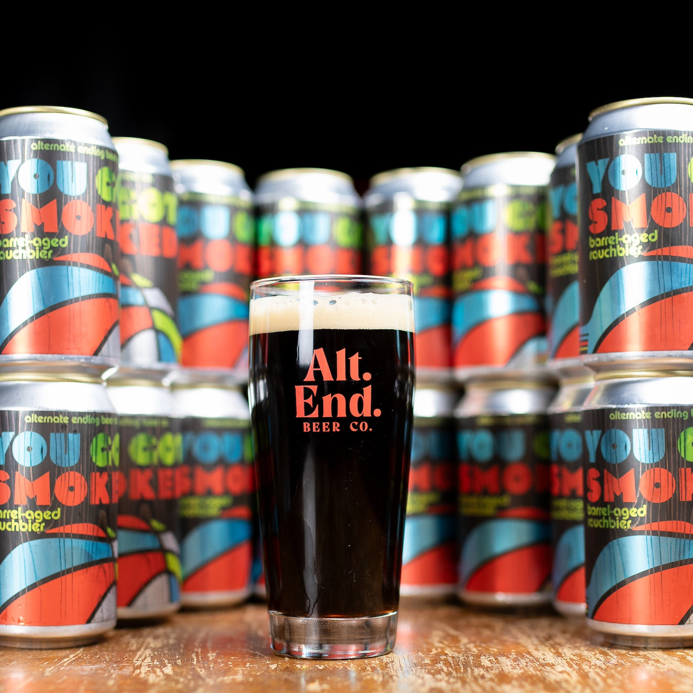 Alternate Ending Beer Co. BBA You Got Smoked Barrel-aged Rauchbier 5.1%