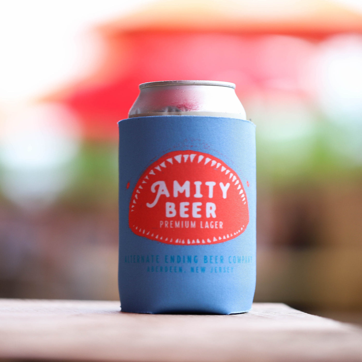 Alternate Ending Beer Co. Amity Beer Koozie