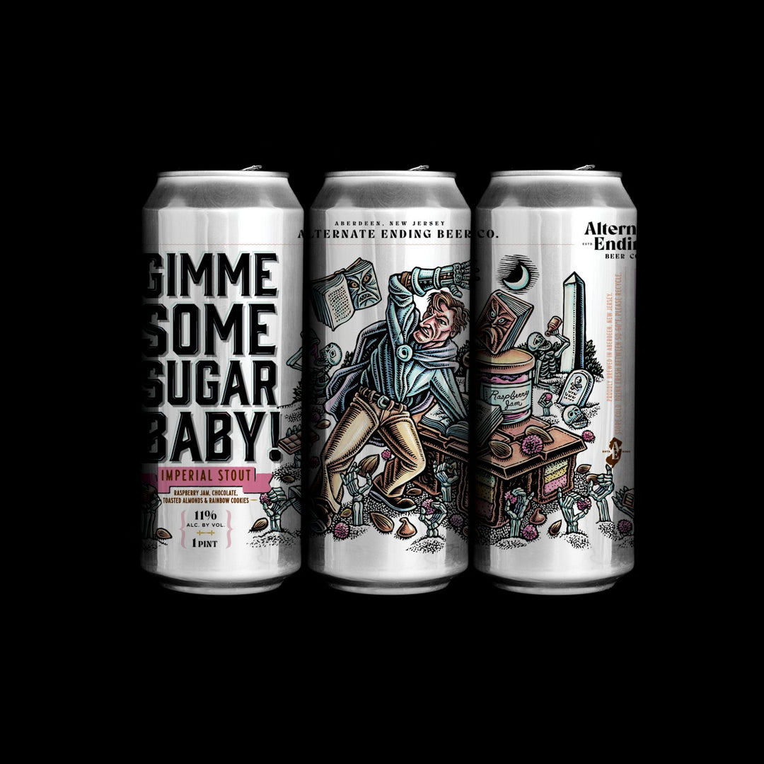 Alternate Ending Beer Co. Imperial Stout 11% Gimme Some Sugar Baby!